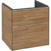 Image de Villeroy & Boch Subway 3.0 armoire sous lavabo, éclairage LED, 2 tiroirs, 572x576x478mm, C578L0RH