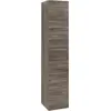 Image de Villeroy & Boch Avento Armoire haute, 2 portes, charnières à gauche, 350x1760x404mm, poignée chrome brillant, A89400RK
