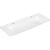 Image de Villeroy & Boch Subway 3.0 lavabo à poser, 2 trous pour robinet, sans trop-plein, non rectifié, 1300x475mm, 4A70D1RW