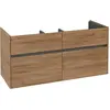 Image de Villeroy & Boch Collaro Meuble sous-lavabo, 4 tiroirs, lavabo au centre, 1154x546x444mm, C01200RH