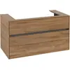 Image de Villeroy & Boch Collaro Meuble sous-lavabo, lavabo au centre, montage mural, 2 tiroirs, 1000x548x500mm, C02000RH