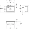 Image de Villeroy & Boch 33662fj0 Sp Subway Style 60 S Plat 600x510mm
