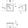Image de Villeroy & Boch 33551fr1 Sp Subway Style 50 S Plat 500x510mm