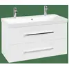 Image de Villeroy & Boch Avento meuble sous lavabo, 2 tiroirs, 980x514x484mm, poignée chrome brillant, A89200VE
