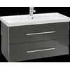 Image de Villeroy & Boch Avento meuble sous lavabo, 2 tiroirs, 980x514x484mm, poignée chrome brillant, A89200VR