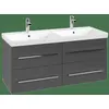 Image de Villeroy & Boch Avento Meuble sous lavabo, 4 tiroirs, 1180x514x484mm, poignée chrome brillant, A89300VR