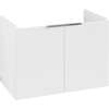 Image de Lavabo Vb Us Architectura 750x520x438mm, Lavabo 2 Portes Avec Robinetterie Intégrée Blanche Mate