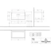 Image de Villeroy & Boch C78600ve Wtus Skyla C78600 772x436x439mm 2