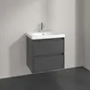 Image de Villeroy & Boch, meuble sous-vasque Skyla, 62,2 x 59,6 cm, avec 2 tiroirs