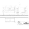 Image de Villeroy & Boch C79900rh Wtus Skyla C79900 972x596x439mm 2