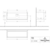 Image de Villeroy & Boch C79200af Wtus Skyla C79200 1172x436x439 Mm 2