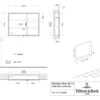Image de Villeroy & Boch A4821000 Armoire À Miroir Encastrable My View+ A48210