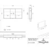 Image de Villeroy & Boch A48214rk Armoire À Miroir Encastrable My View+ A48214