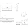 Image de Villeroy & Boch B48213af Armoire De Toilette Encastrée My View+ B48213