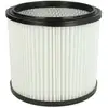 Image de 1x Filtre Plissé Compatible Avec Lavor Ashley 100, 300 Aspirateur - Noir / Blanc - Vhbw