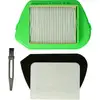 Image de Lot De 4 Pièces Filtres/pinceau Compatible Avec Rowenta Ro5342ea, Ro5342ga, Ro5342ia, Ro5342ia/4q0, Ro5349, Ro5349ea, Ro5349ea/4q0, Ro5353, Ro535301, Ro535301/4q0 Aspirateur - Vhbw