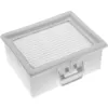 Image de Vhbw Filtre Compatible Avec Bosch Bgl25mon7, Bgl25mon8, Bgl35mon1, Bgl3309l, Bgl2hyg3l Aspirateur - Filtre D'Évacuation Hepa Blanc