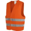 Image de Würth Modyf   Gilet Haute-visibilité En20471 Lumen Orange Fluo   Taille Unique   2 Bandes Réfléchissantes 5cm   Tissu Fluorescent Pour Chantiers Humides