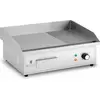Image de Expondo Royal Catering Plaque de cuisson électrique - 548 x 350 mm - Ribber + Flat - 3 000 W