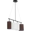 Image de Uniprodo suspension - 4 ampoules - abat-jour en tissu