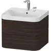 Image de Duravit Happy D.2 Plus c-shaped Set suspendu, 575x490mm, 2 tiroirs, 2 trous pour robinetterie, HP4345E6969
