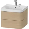 Image de Duravit Happy D.2 Plus C-shaped Set Suspendu, 575x490mm, 2