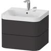 Image de Duravit Happy D.2 Plus C-shaped Set Suspendu, 575x490mm, 2