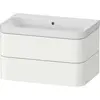 Image de Duravit Happy D.2 Plus c-shaped Set suspendu, 775x490mm, 2 tiroirs, sans trou pour robinetterie, HP4347N3636