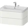 Image de Duravit Happy D.2 Plus c-shaped Set suspendu,775x490mm, 2 tiroirs, 2 trous pour robinetterie, HP4347E3636