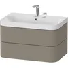 Image de Duravit Happy D.2 Plus C-shaped Set Suspendu,775x490mm, 2
