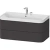 Image de Duravit Happy D.2 Plus C-shaped Set Suspendu, 975x490mm, 2
