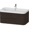Image de Duravit Happy D.2 Plus C-shaped Set Suspendu, 975x490mm, 2