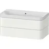 Image de Duravit Happy D.2 Plus c-shaped Set suspendu, 975x490mm, 2 tiroirs, sans trou pour robinetterie, HP4348N3636