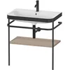 Image de Duravit Happy D.2 Plus C-bonded Set Avec Console Métallique,