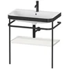 Image de Duravit Hp4737o3939 Meuble Métallique Avec Happy D.2 Plus, Pied Au Sol
