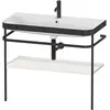 Image de Duravit Happy D.2 Plus c-bonded Set avec console métallique, 975x490m, 1 trou de robinetterie, HP4738O3939