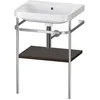 Image de Duravit Happy D.2 Plus C-shaped Set Avec Console Métallique,