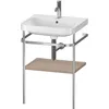 Image de Duravit Happy D.2 Plus C-shaped Set Avec Console Métallique,