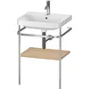 Image de Duravit Happy D.2 Plus C-shaped Set Avec Console Métallique,