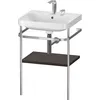 Image de Duravit Happy D.2 Plus C-shaped Set Avec Console Métallique,