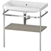 Image de Duravit Happy D.2 Plus C-shaped Set Avec Console Métallique,