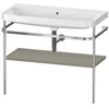 Image de Duravit Happy D.2 Plus C-shaped Set Avec Console Métallique,
