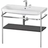 Image de Duravit Happy D.2 Plus C-shaped Set Avec Console Métallique,