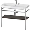 Image de Duravit Happy D.2 Plus C-shaped Set Avec Console Métallique,