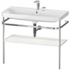 Image de Duravit Happy D.2 Plus C-shaped Set Avec Console Métallique,