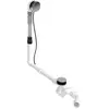 Image de Duravit Garniture de vidage et de trop-plein pour baignoire avec vidage central, longueur 850 mm