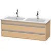 Image de Duravit Ketho bâti-support lavabo suspendu, 1270x480x475 mm, 2 tiroirs, pour ME by Starck 233613, KT643203030