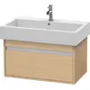 Image de Duravit Ketho bâti-support lavabo suspendu, 750x410x440 mm, 1 tiroir, pour lavabos Vero 045480, KT668703030