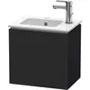 Image de Duravit L-Cube Meuble sous-lavabo suspendu, 1 portes, charnière à droite, 420x400x294mm, LC6272R1616