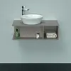 Image de Duravit D-Neo Meuble sous-lavabo en console suspendu, Compact, 800x260x480mm, 1 compartiment ouvert sur le côté à droite, DE491804343